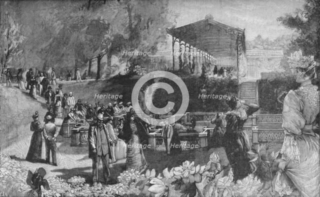 'Drinking the Waters at Homburg', 1900. Artist: Unknown.