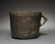 Drinking Vessel with Handle, c. 600. Creator: Unknown