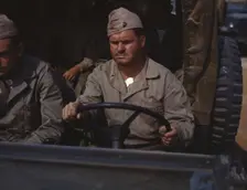 Driver of Marine truck, New River, N.C., 1942. Creator: Alfred T Palmer