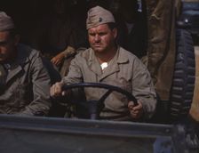 Driver of Marine truck, New River, N.C., 1942. Creator: Alfred T Palmer