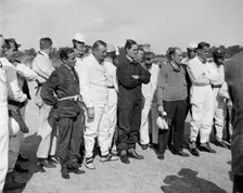 Drivers at the JCC 200 Mile Race, Brooklands, 1926. Artist: Bill Brunell
