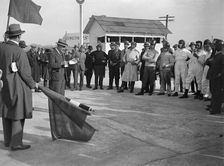Drivers at the JCC 200 Mile Race, Brooklands, Surrey, 1921. Artist: Bill Brunell