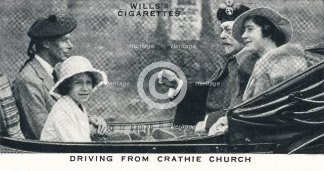 'Driving from Crathie Church', 1935 (1937). Creator: Unknown.