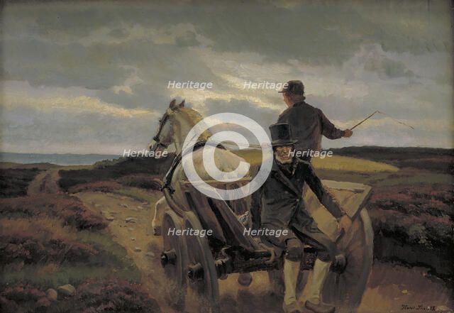 Driving Home, 1893-1896. Creator: Hans Smidth.