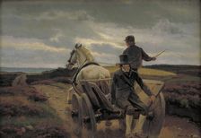 Driving Home, 1893-1896. Creator: Hans Smidth