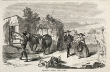 Driving Home the Corn, 1858. Creator: Winslow Homer (American, 1836-1910)