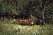 Driving Home the Cows 1881. Artist: Edward Mitchell Bannister