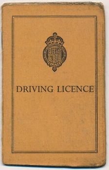 Driving Licence 1950