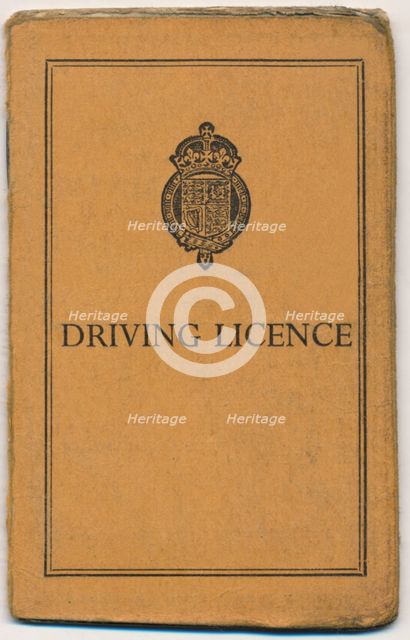'Driving Licence', 1950. Artist: Unknown.