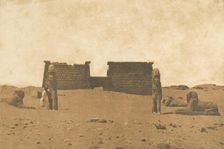 Dromos du Temple de Sébona, April 3, 1850. Creator: Maxime du Camp