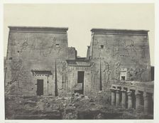 Drômos et Philônes, Grand Temple d'Isis à Pilônes; Nubie, 1849/51, printed 1852. Creator: Maxime du Camp