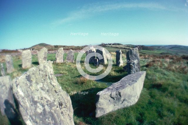 Drombeg stone circle. Artist: Unknown