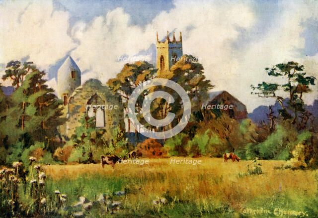 Dromiskin Church, County Louth, Ireland, 1924-1926. Artist: Catharine Chamney