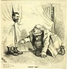 Drop Em, 1872. Creator: Thomas Nast