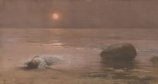Drowned, c1890-1895. Creator: Schikaneder, Jakub (1855-1924)