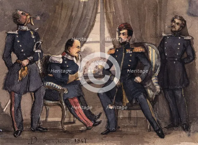 "Drottningholm 1847", 1847. Creator: Fritz von Dardel.
