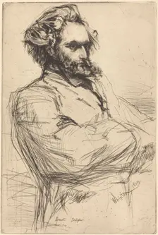 Drouet, 1859. Creator: James Abbott McNeill Whistler
