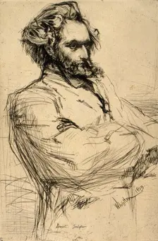 Drouet, 1859. Creator: James Abbott McNeill Whistler