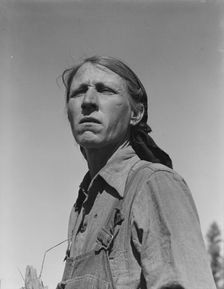 Drought refugee from Oklahoma in California, 1937. Creator: Dorothea Lange