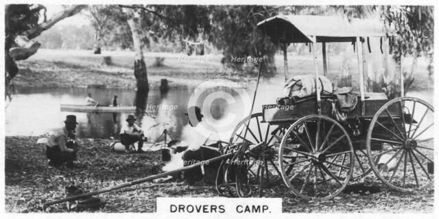 Drovers camp, Australia, 1928. Artist: Unknown