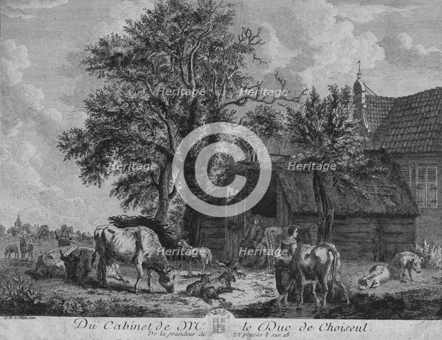 'Du Cabinet de Mr. le Duc de Choiseul', c1771. Artist: Unknown.