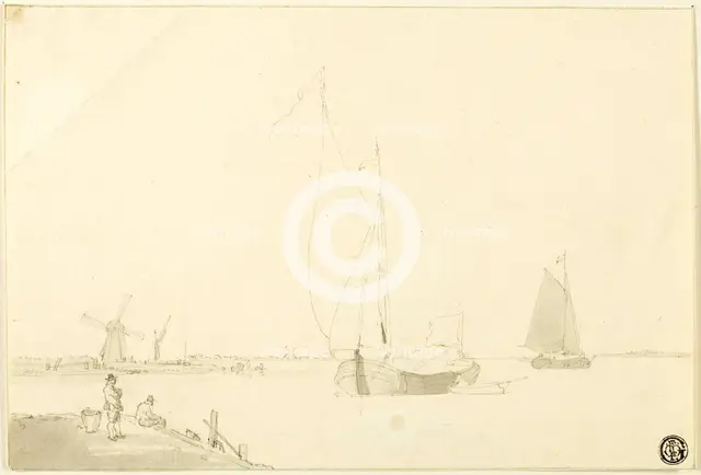 Dutch Coast Scene, n.d. Creators: William Anderson, John Sell Cotman.