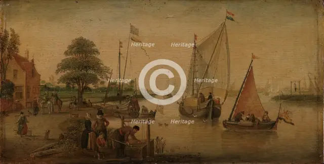 Dutch Canal, Beginning of 17th century. Creator: Hendrick Avercamp.