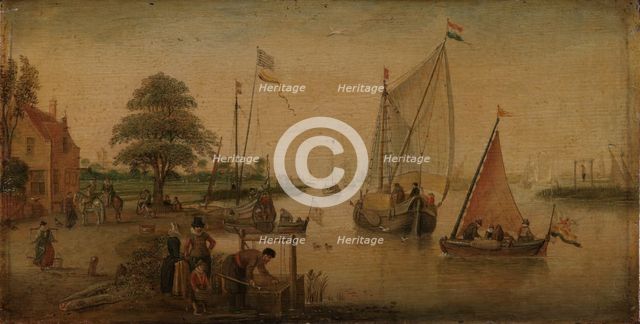 Dutch Canal, Beginning of 17th century. Creator: Hendrick Avercamp.