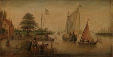 Dutch Canal, Beginning of 17th century. Creator: Hendrick Avercamp