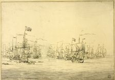 Dutch and English Fleets, n.d. Creator: Unknown