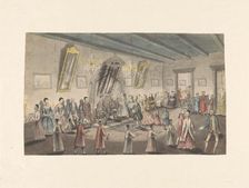 Dutch bridal party in Batavia, 1779-1785. Creator: Jan Brandes