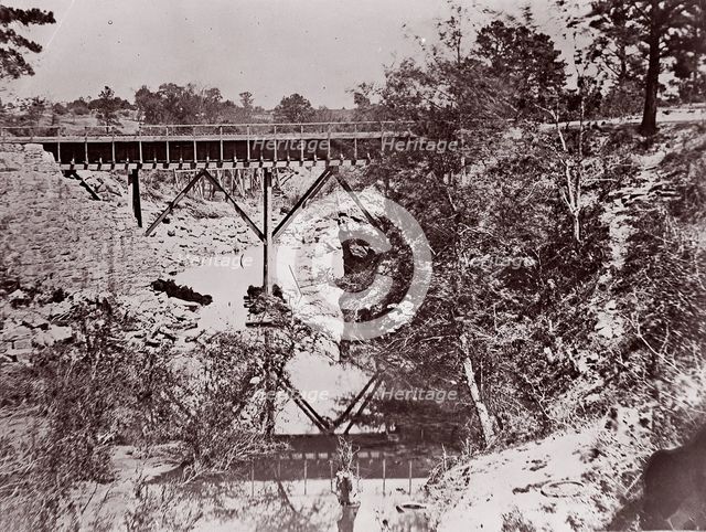 Dutch Gap Canal, 1865. Creators: Andrew Joseph Russell, Egbert Guy Fowx.
