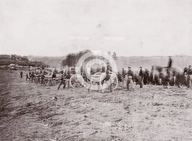 Dutch Gap Canal, James River, 1864. Creator: Egbert Guy Fowx.