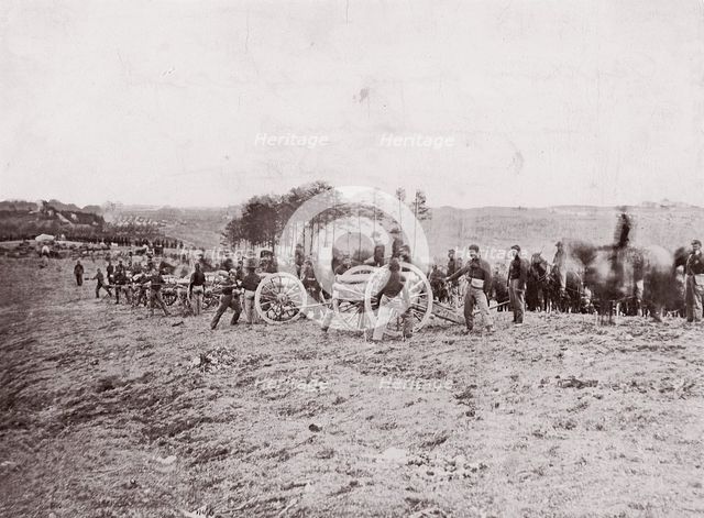 Dutch Gap Canal, James River, 1864. Creator: Egbert Guy Fowx.