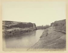 Dutch Gap Canal, James River, Virginia, March 1864. Creator: John Reekie