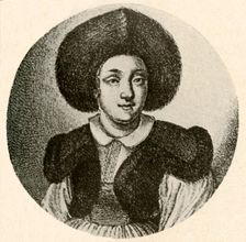 Dutch girl in fur cap and fur-trimmed jacket 1641, (1937). Creator: Unknown