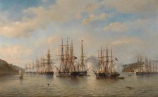 Dutch, English, French and American Squadrons in Japanese Waters during the Expedition led by the Fr Creator: Jacoba van Heemskerck van Beest