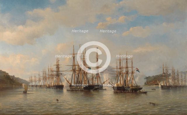 Dutch, English, French and American Squadrons in Japanese Waters during the Expedition led by the Fr Creator: Jacoba van Heemskerck van Beest.