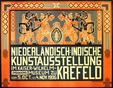 Dutch East Indies Art Exhibition in Krefeld, 1906. Creator: Thorn Prikker, Johan (1868-1932)