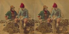 Dutch Fishermen, about 1868. Creator: London Stereoscopic & Photographic Co