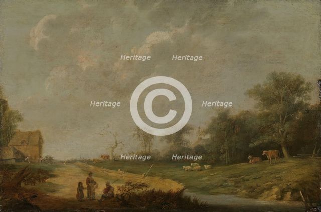 Dutch landscape, 17th century. Creator: Unknown.