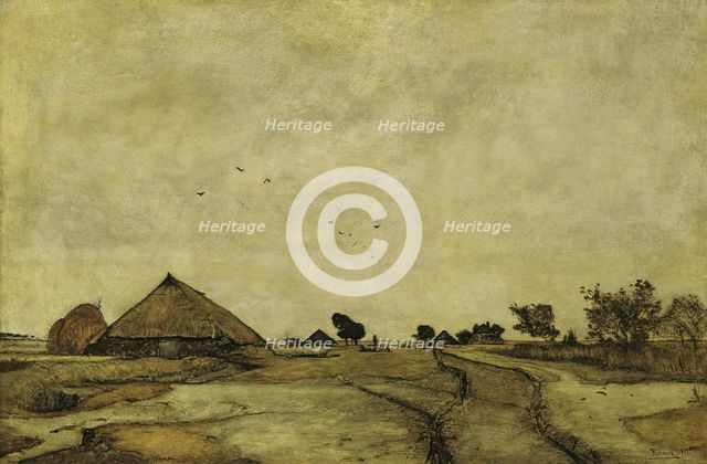 Dutch Landscape, 1877. Creator: Rudolf Ribarz.