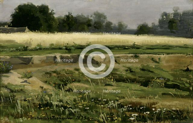Dutch Landscape, 1879. Creator: Victor Westerholm.