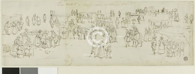 Dutch Market or Fair, c. 1820. Creator: John Coney.