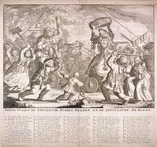 Dutch satire on the South Sea Bubble, 1720. Artist: Anon