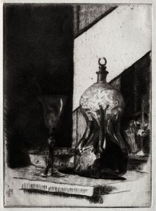 Dutch Schnapps, 1885-1893. Creator: J. Alden Weir (American, 1852-1919)