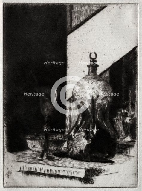 Dutch Schnapps, 1885-1893. Creator: J. Alden Weir (American, 1852-1919).