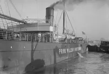 Dutch ship painted for "War Zone", between 1914 and c1915. Creator: Bain News Service