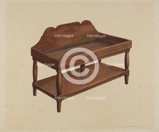 Dutch Sink, c. 1939. Creator: Ernest A Towers Jr.