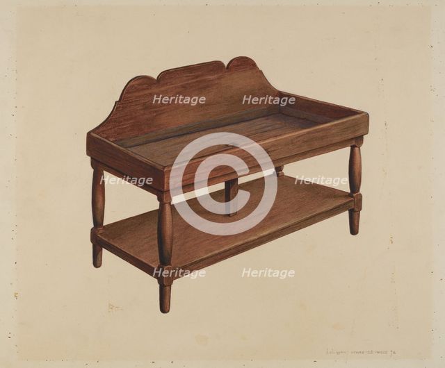 Dutch Sink, c. 1939. Creator: Ernest A Towers Jr.